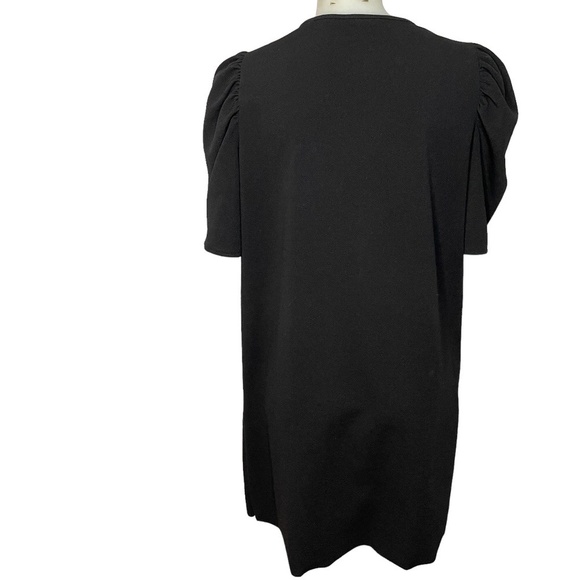 Zara Black Shift Dress With Puff Printed Floral design 🤍 - Picture 2 of 10